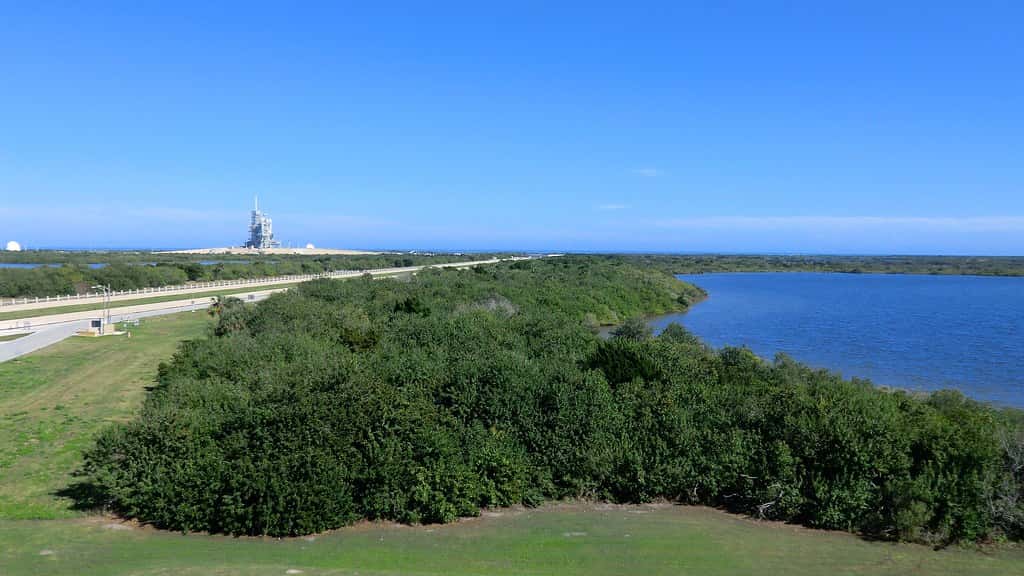 NASA's Roman Space Telescope Arrives at Kennedy Space Center for Falcon Heavy Launch From Florida