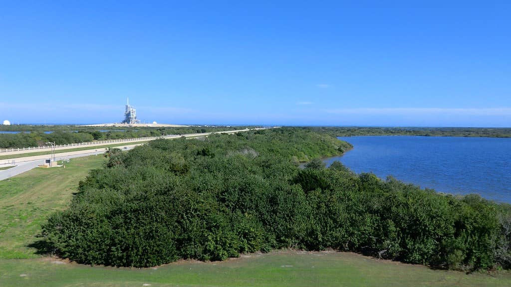 NASA's Roman Space Telescope Arrives at Kennedy Space Center for Falcon Heavy Launch From Florida