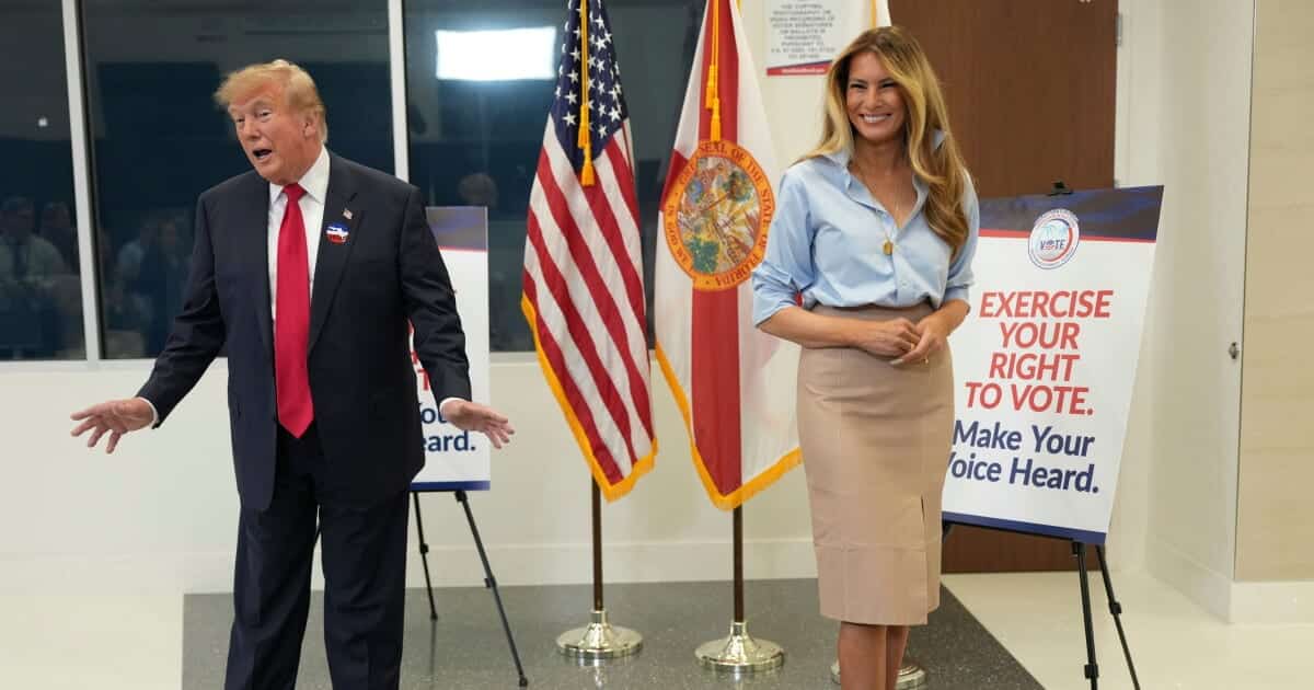 Trump and Melania Trump vote early in West Palm Beach as GOP sets Oct. 30 Daytona Beach rally