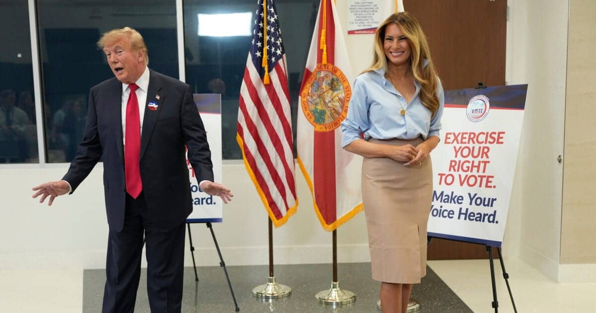 Trump and Melania Trump vote early in West Palm Beach as GOP sets Oct. 30 Daytona Beach rally