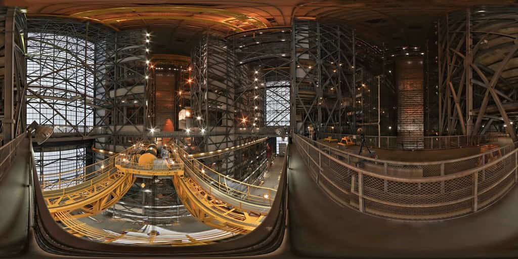 NASA Begins Stacking Artemis III Moon Rocket Boosters at Kennedy Space Center
