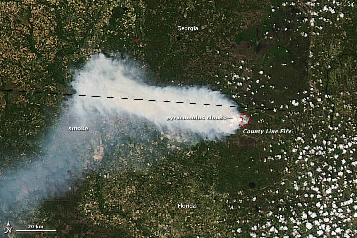 Florida Wildfires and Historic Drought Ease as Late-May Rains Arrive