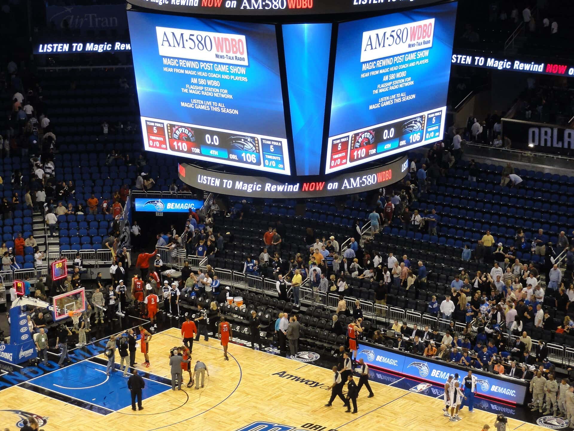 Short-handed Magic routed by Raptors 129-99 in Toronto, fall to 1-3